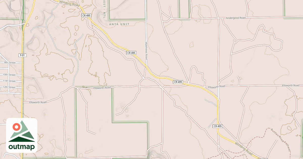 Map of Big Bear Trail