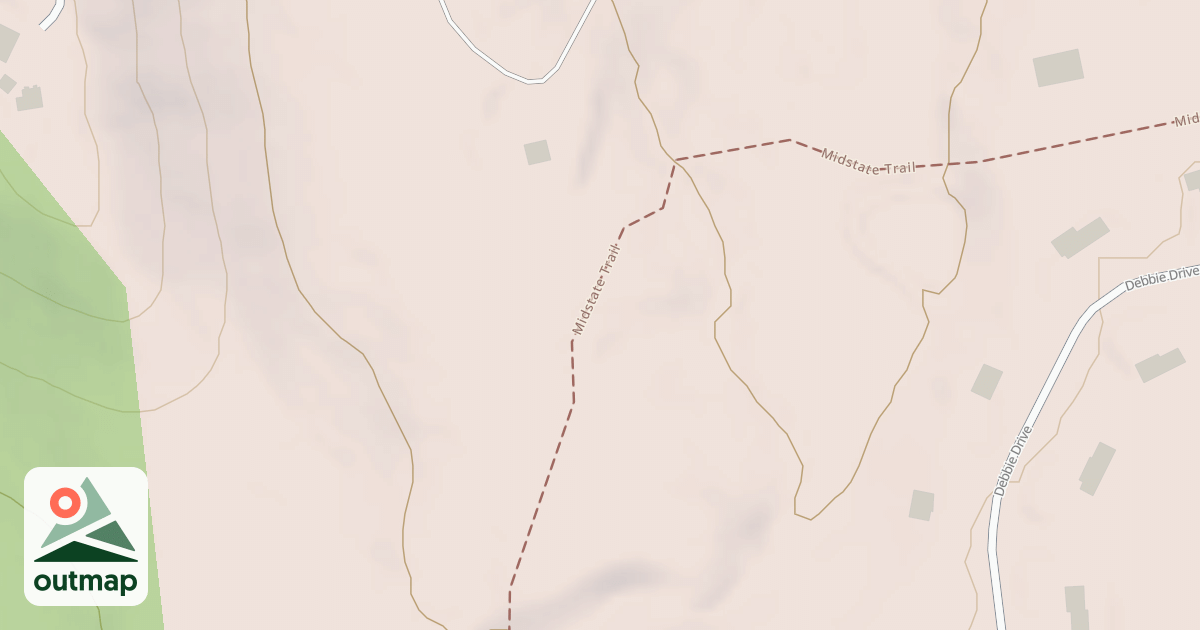 Map of Midstate Trail
