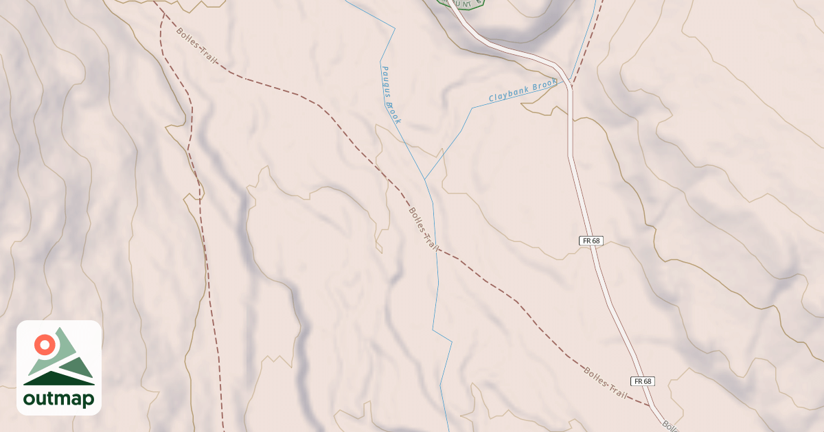 Map of Bolles Trail