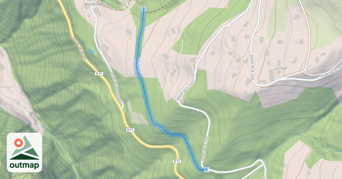 Map of Beauregard