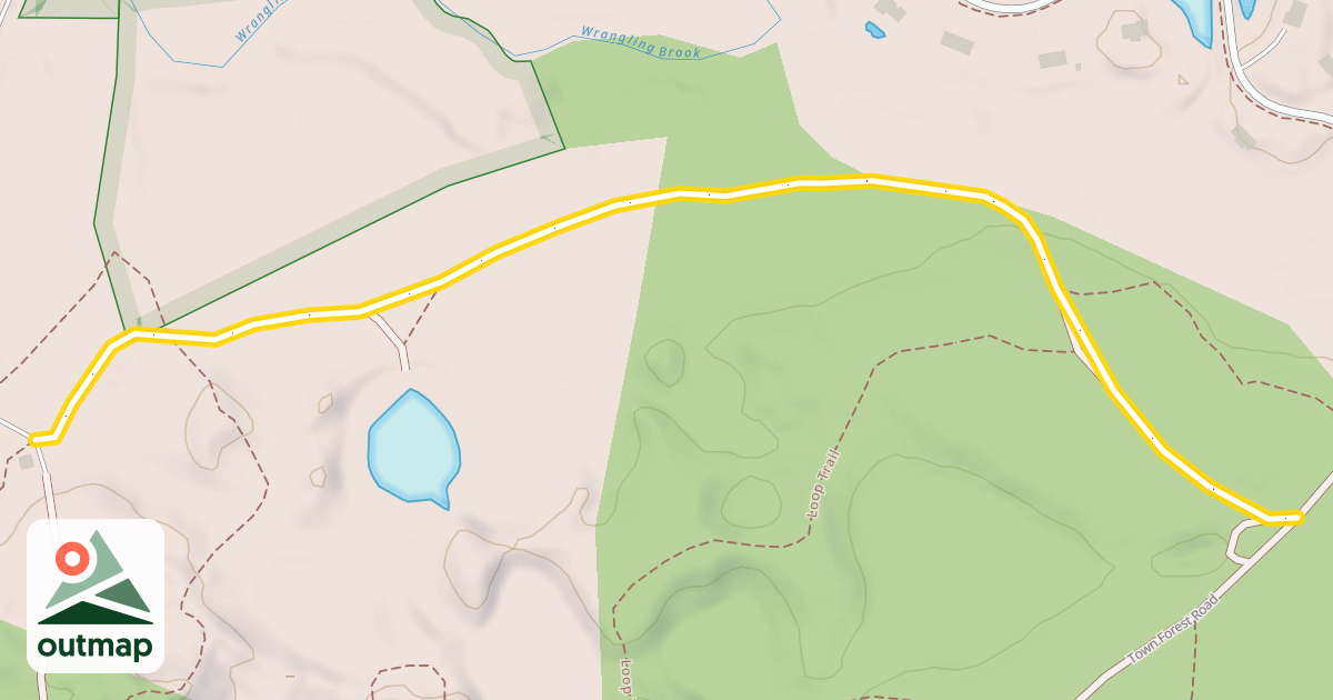 Map of Ames Pond Road