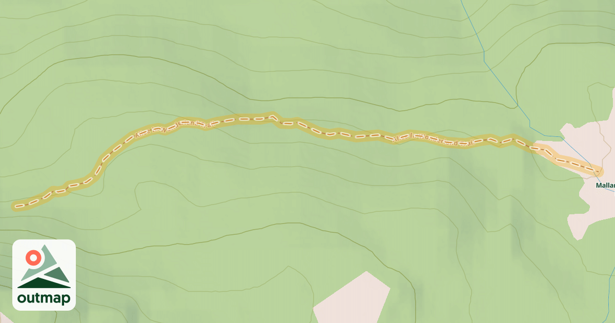 Map of Alice In Wonderland Trail