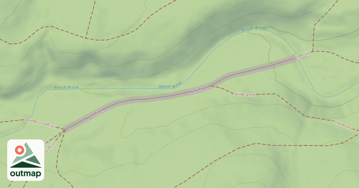 Map of Burt Trail