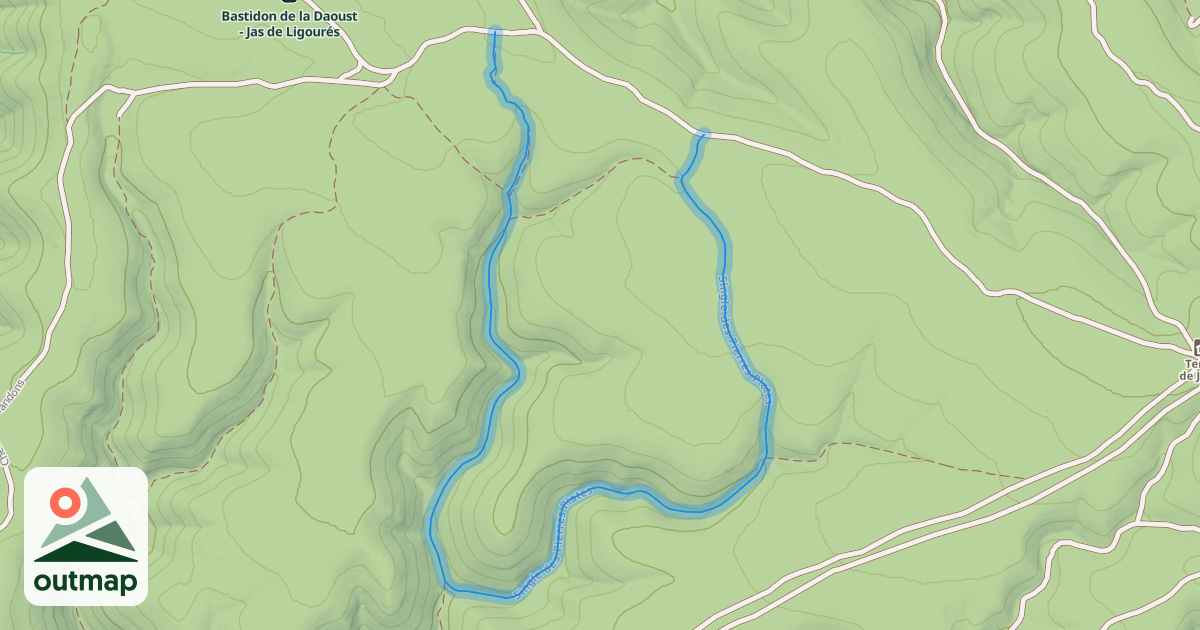 Map of Single des Pierres Plates