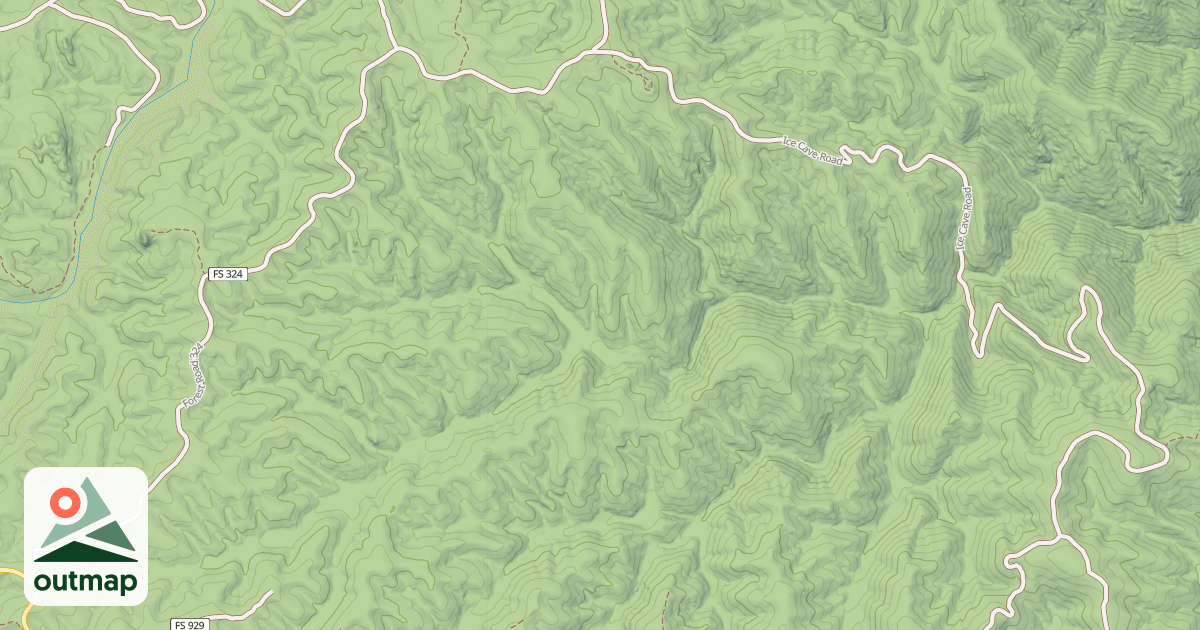 Map of ICE CAVE