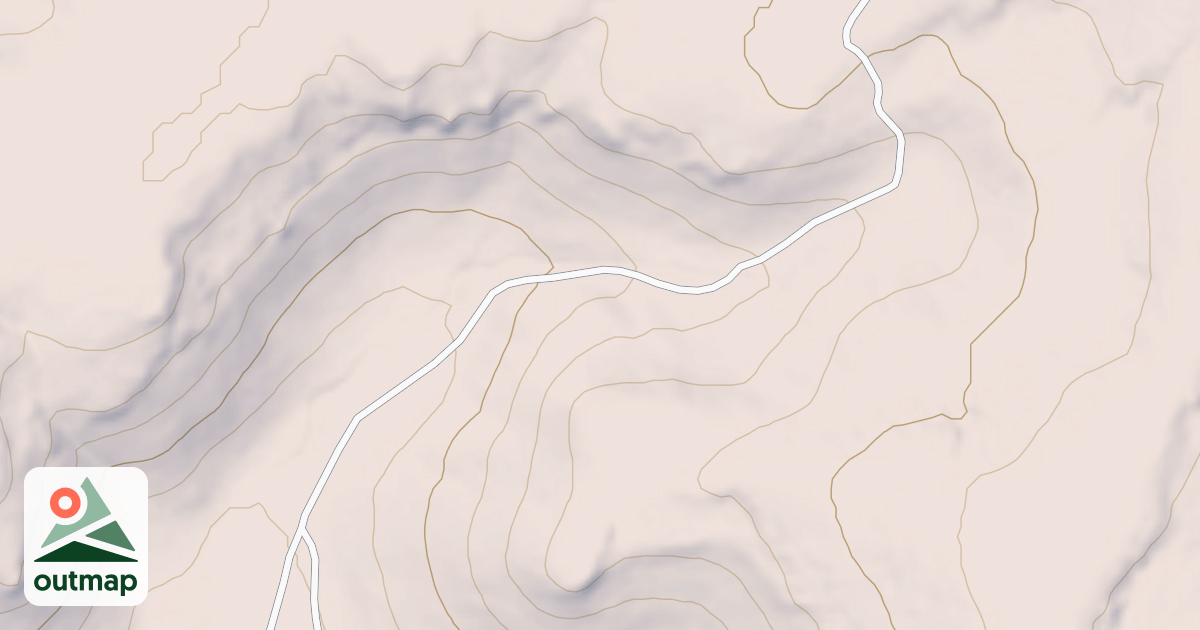 Map of Bear Gulch East