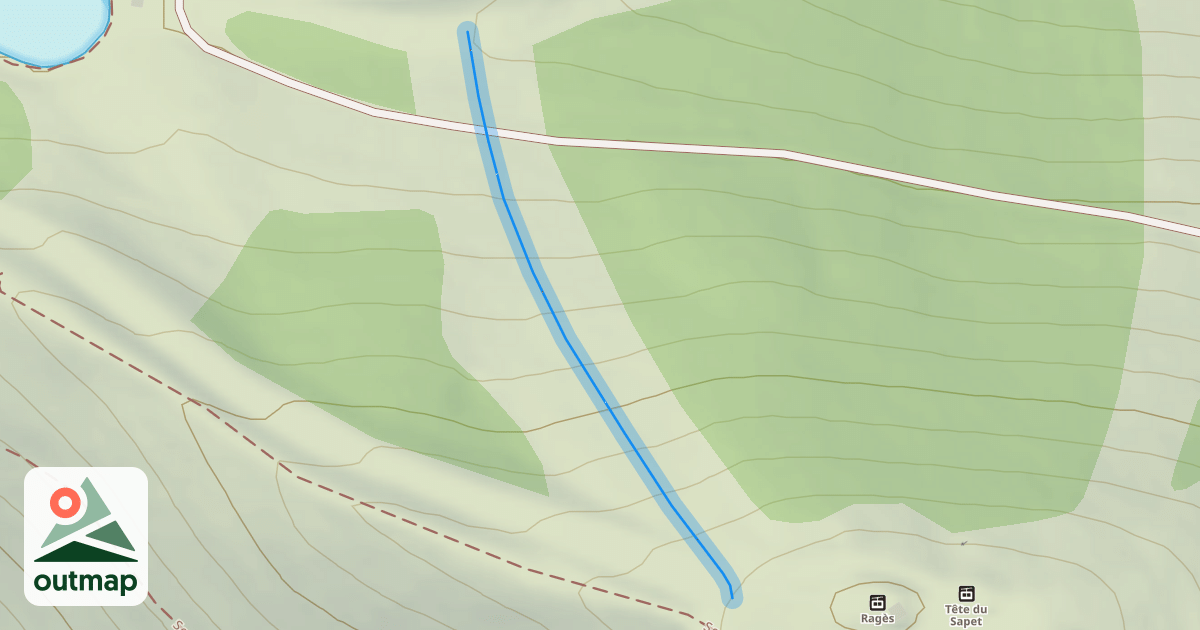 Map of Vallée blanche