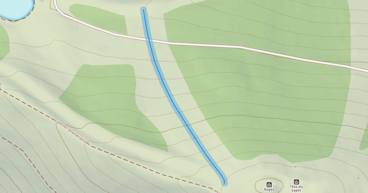Map preview of Vallée blanche