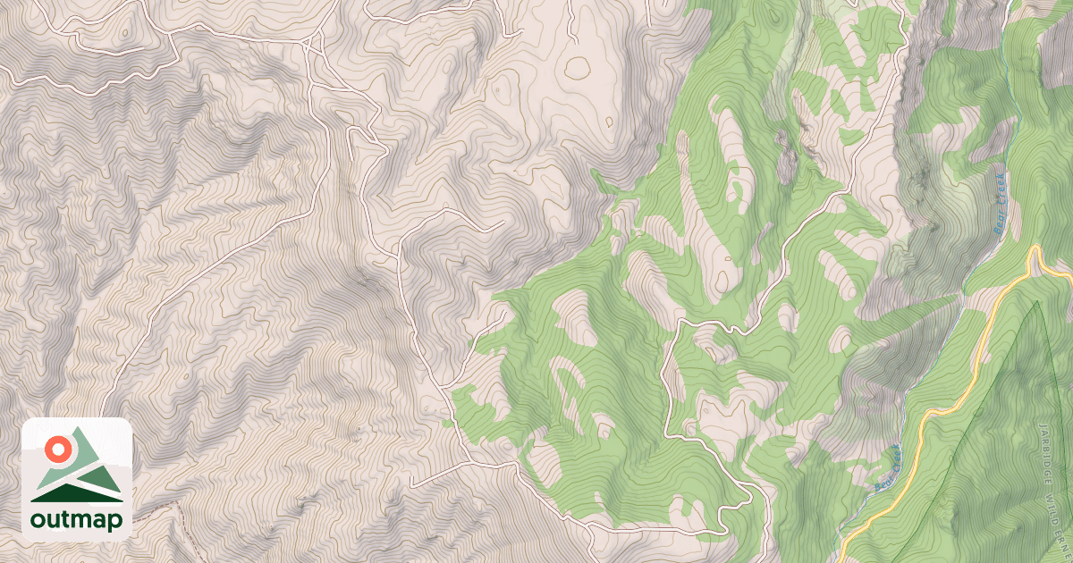 Map of BUCK CREEK DIVIDE