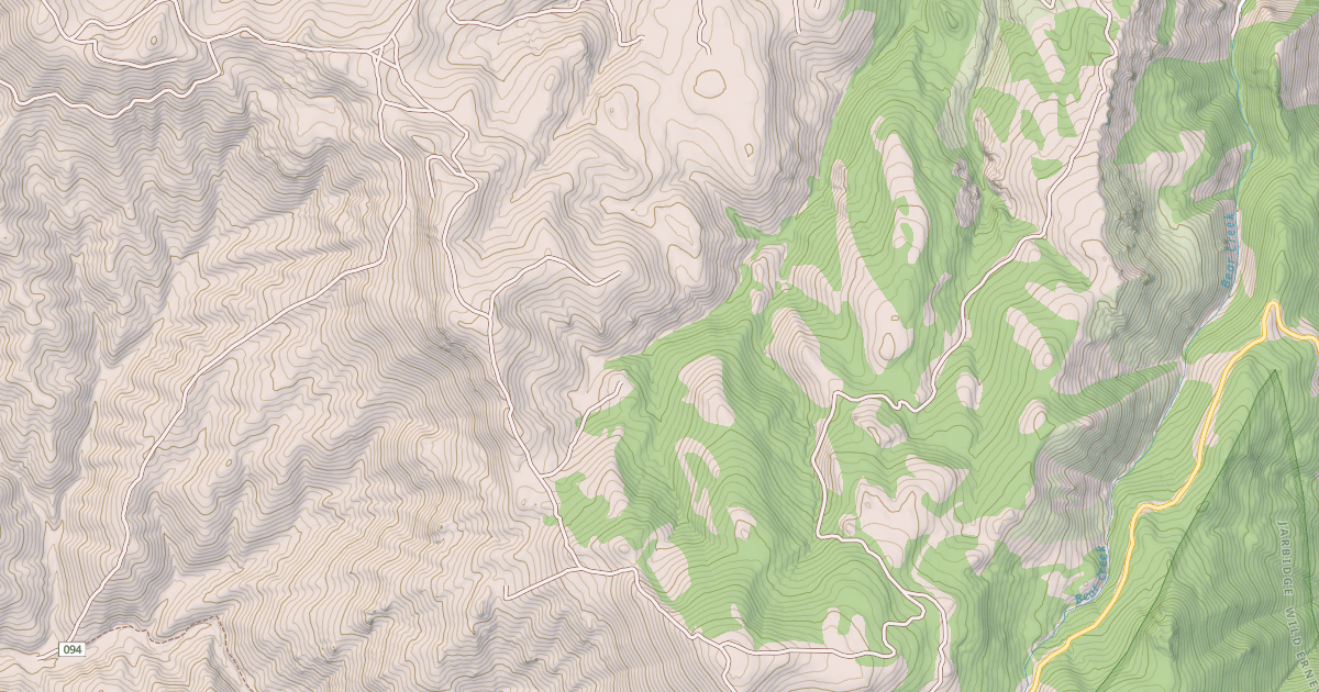 Map preview of BUCK CREEK DIVIDE