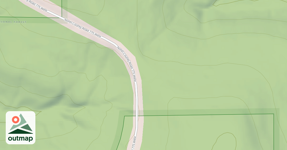 Map of USFS National Forest System Roads {8293E55A-BC41-470C-B915-3049EAD5D93F}