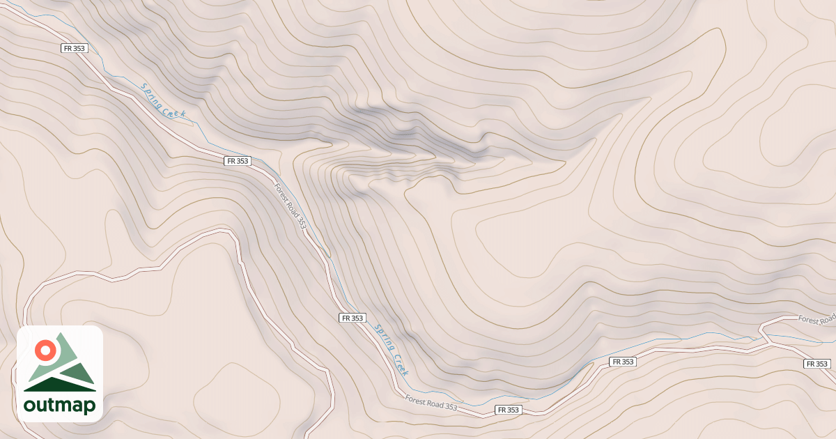 Map of USFS National Forest System Roads {73F6FDC1-6664-410A-B650-F5A775BCFCCD}