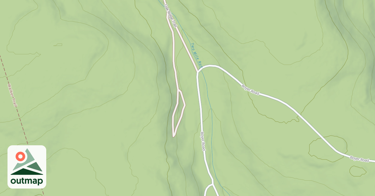 Map of Whiskey Springs Trails
