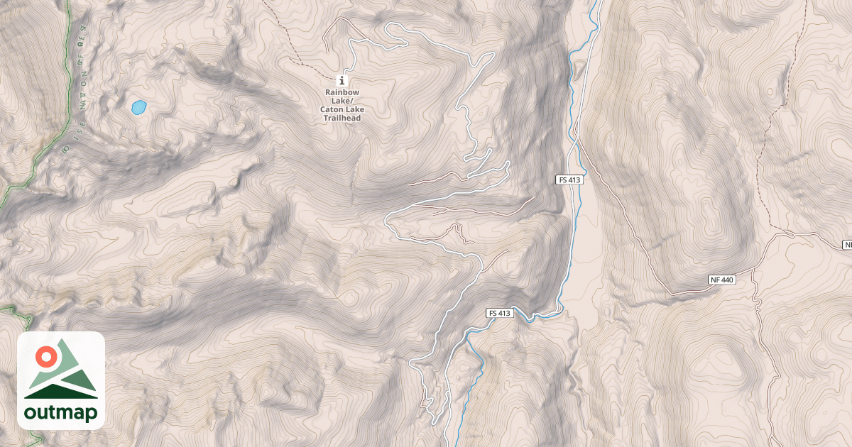 Map of DITCH CREEK