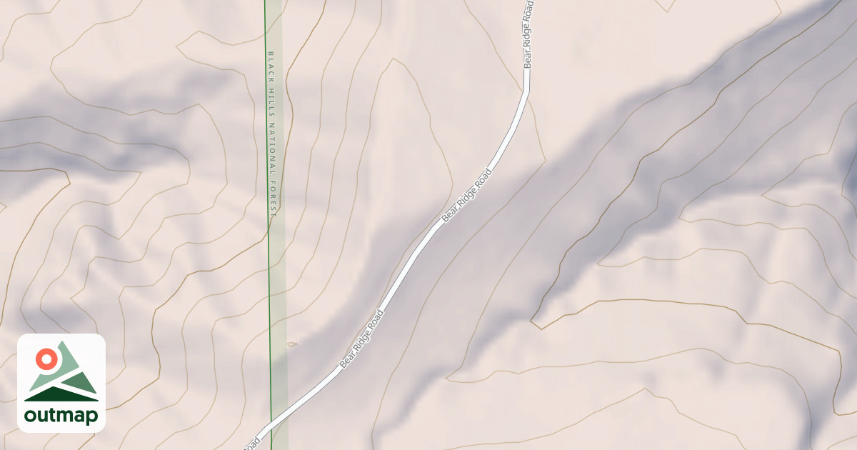 Map of BEAR RIDGE