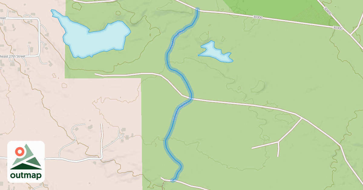 Map of Golden Spike