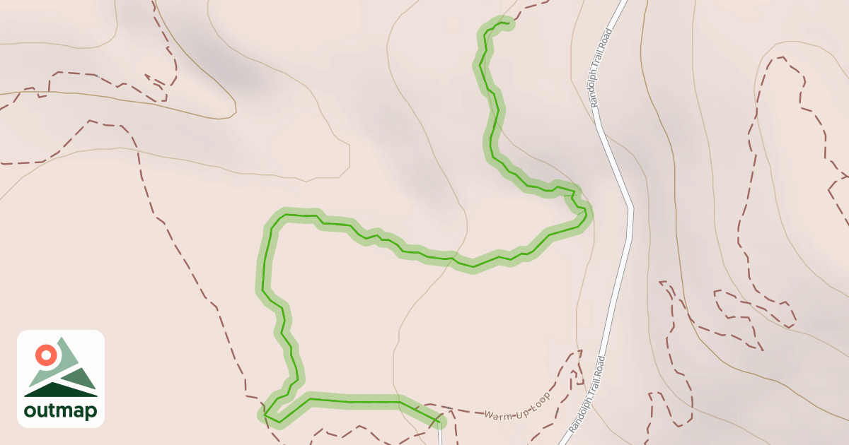 Map of Hollerback Trail