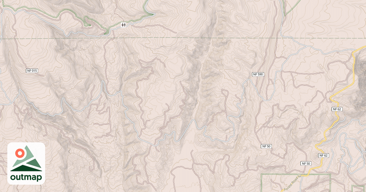 Map of USFS National Forest System Roads {3BF0C1AB-6996-4CCE-86C5-1AE354047131}