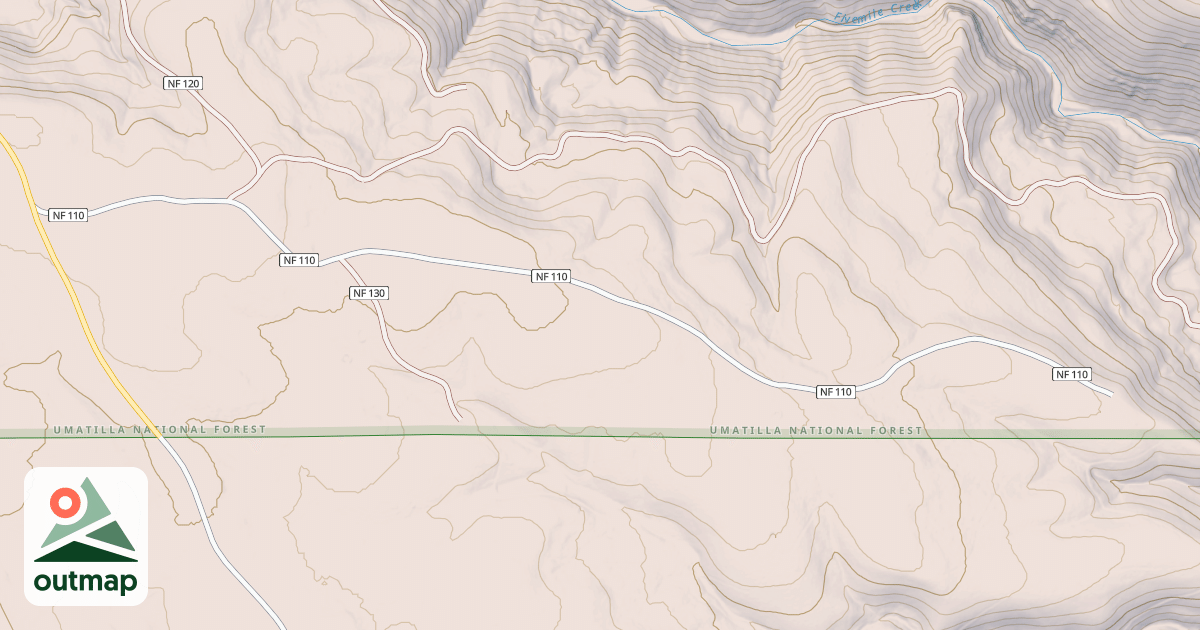 Map of USFS Motor Vehicle Use Map Roads {A0BFE05C-335F-4042-A814-F98B52178B75}