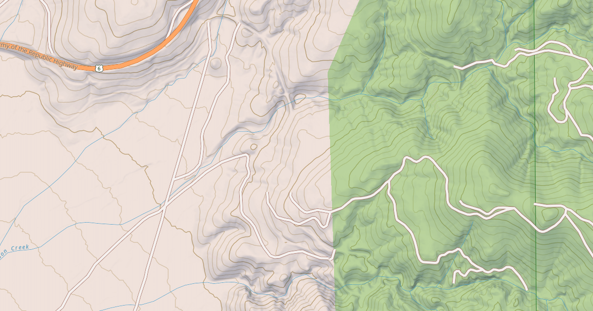 Map preview of USFS National Forest System Roads {B53ACBFE-C2FE-4CC9-9FD6-06A3B5DAEEAF}