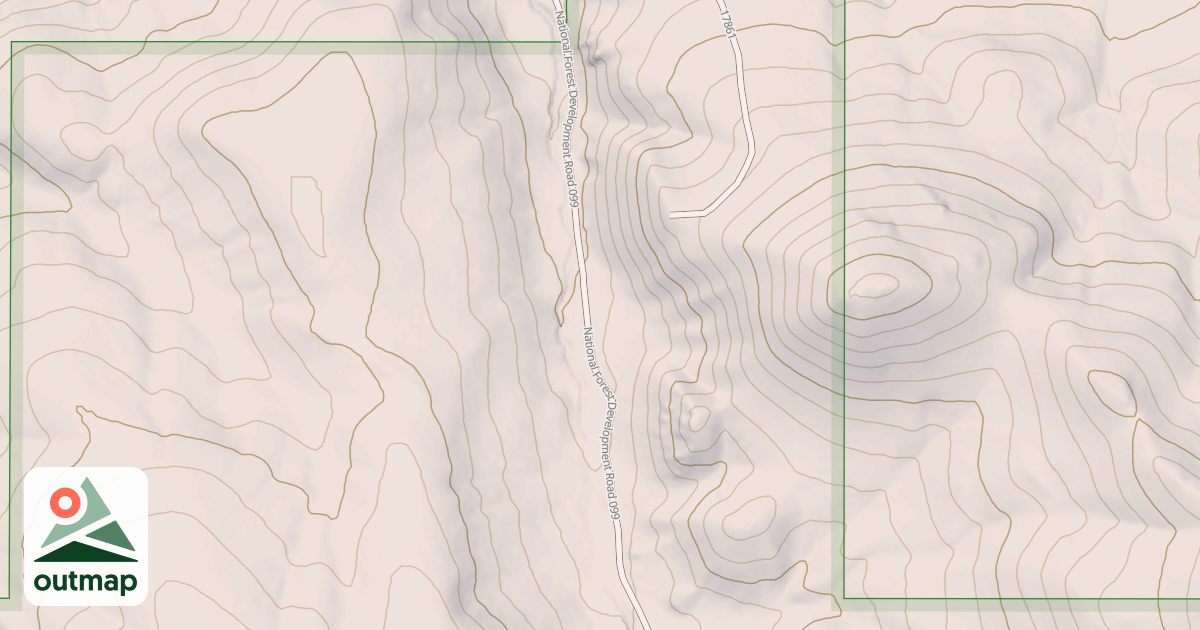 Map of CLOVER CREEK
