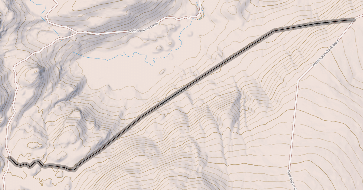 Map preview of Table Mountain Road