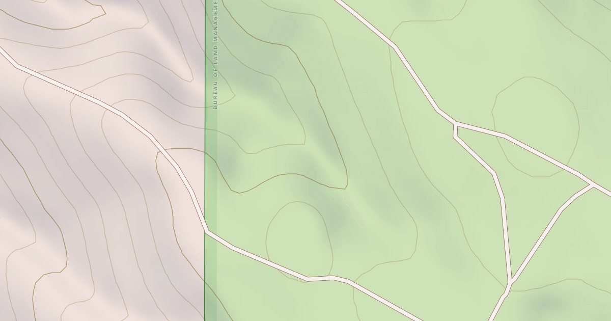 Map preview of BLM National GTLF Public Motorized Roads 68228ffe-6b4a-49e6-9189-e53cc678a3fe