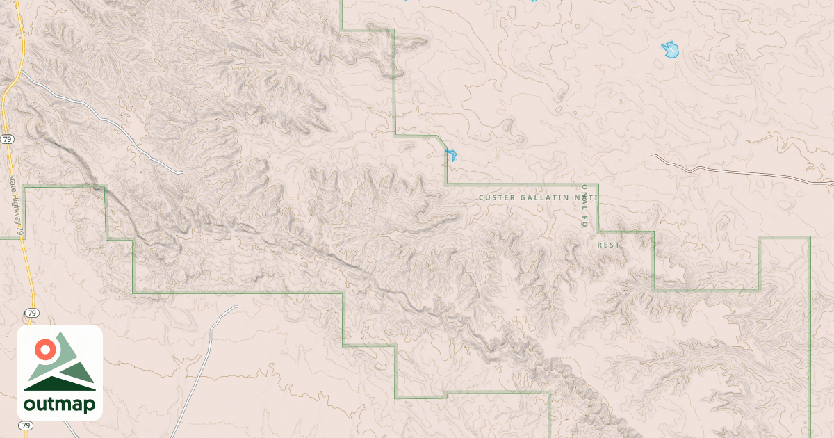 Map of SUMMIT DIVIDE
