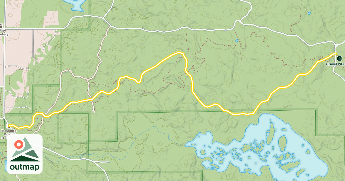 Map of Birkebeiner Trail