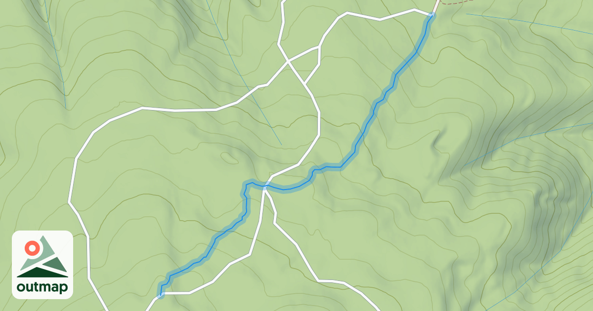 Map of Vince's Trail (Starker closed)