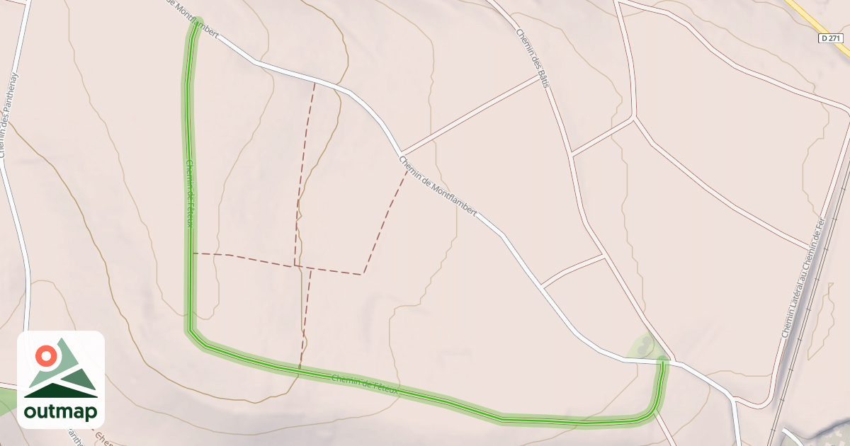 Map of Chemin de Fêteux