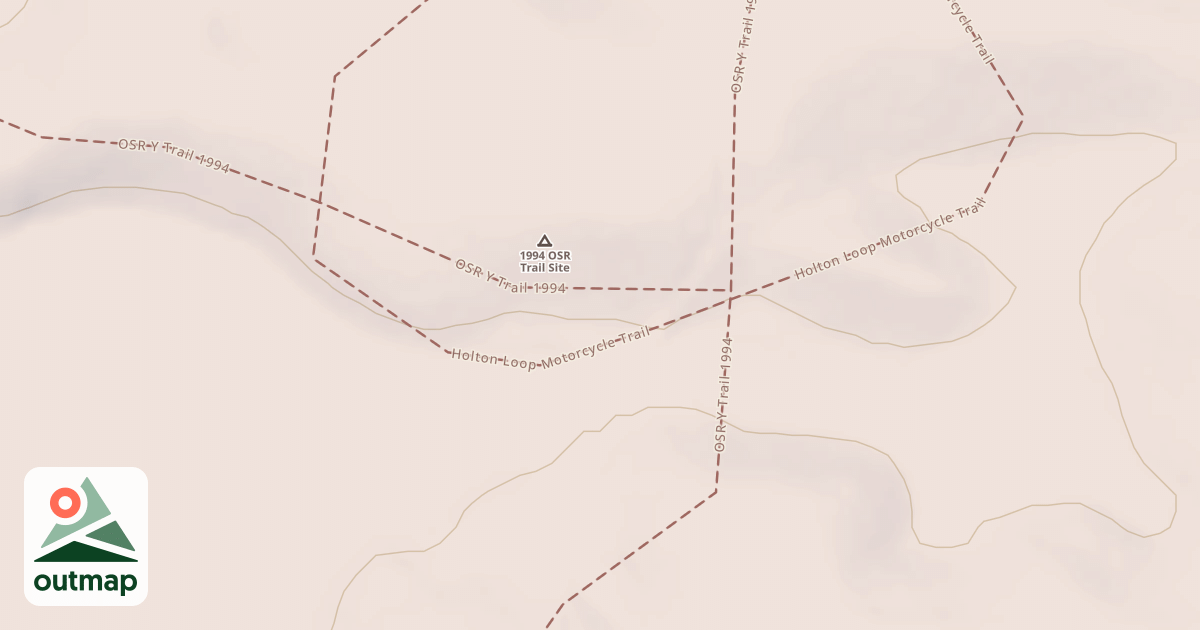 Map of HOLTON MOTORCYCLE TRAIL