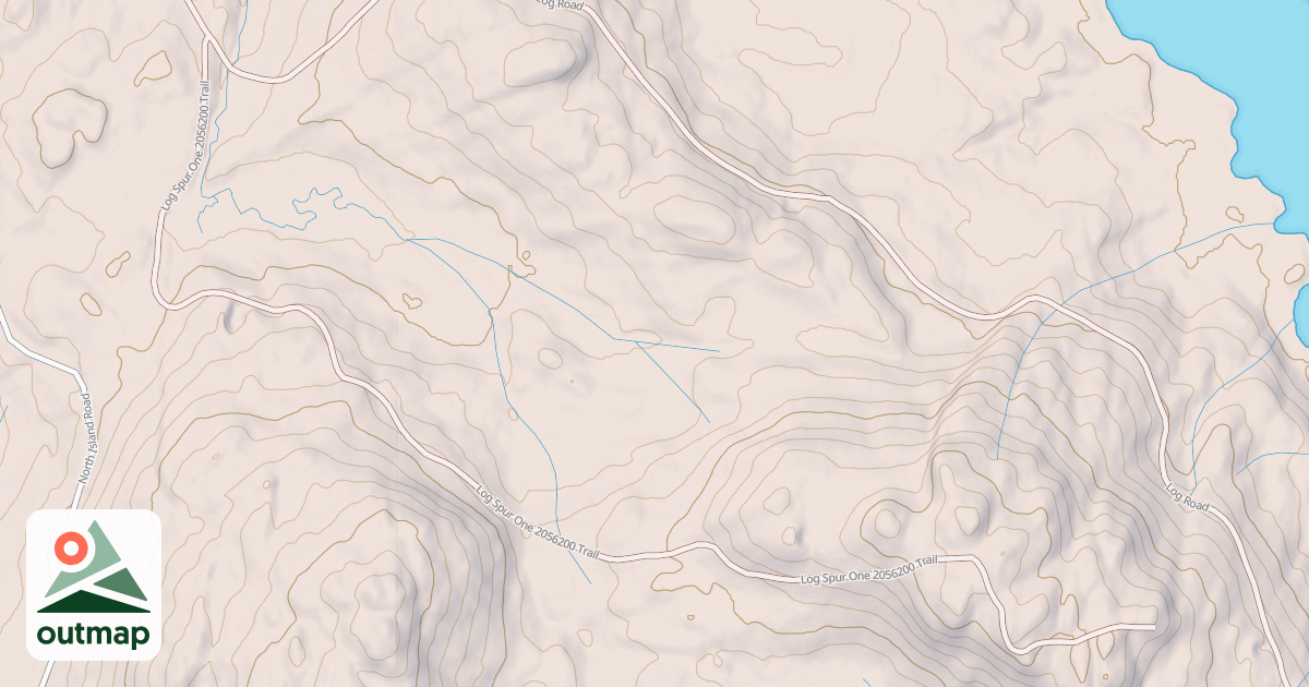 Map of Log Spur One 2056200 Rd