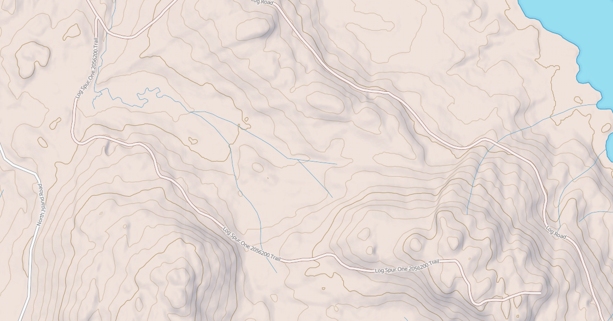 Map preview of Log Spur One 2056200 Rd