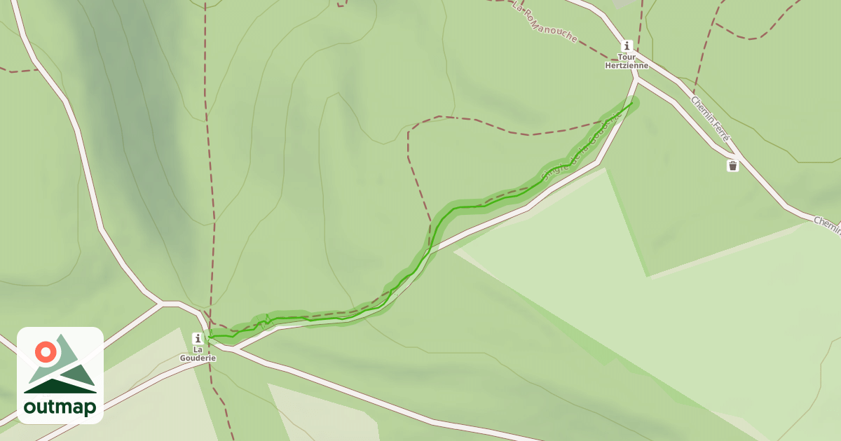 Map of Single de la Gouderie