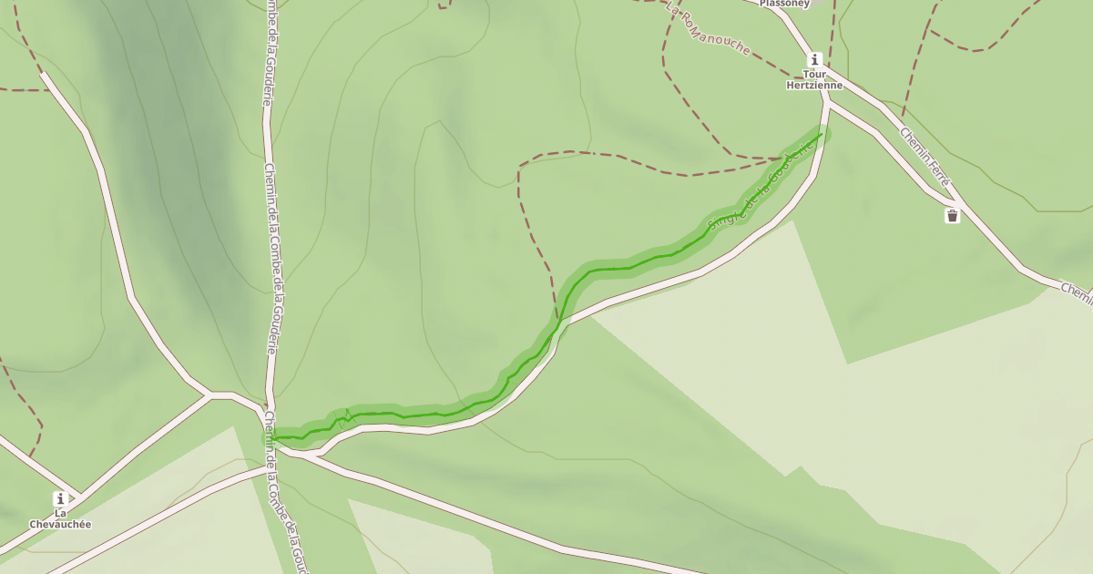 Map preview of Single de la Gouderie