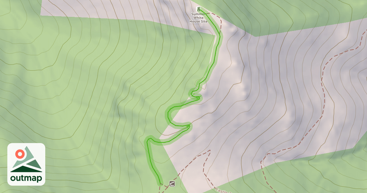 Map of Walker's Dream Trail