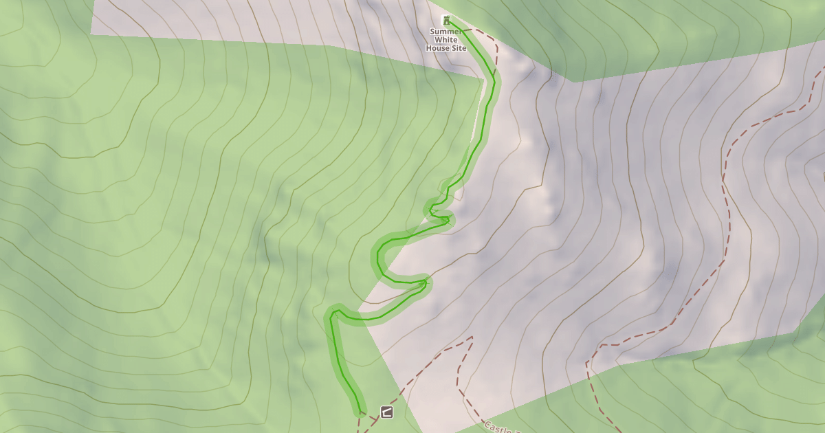 Map preview of Walker's Dream Trail