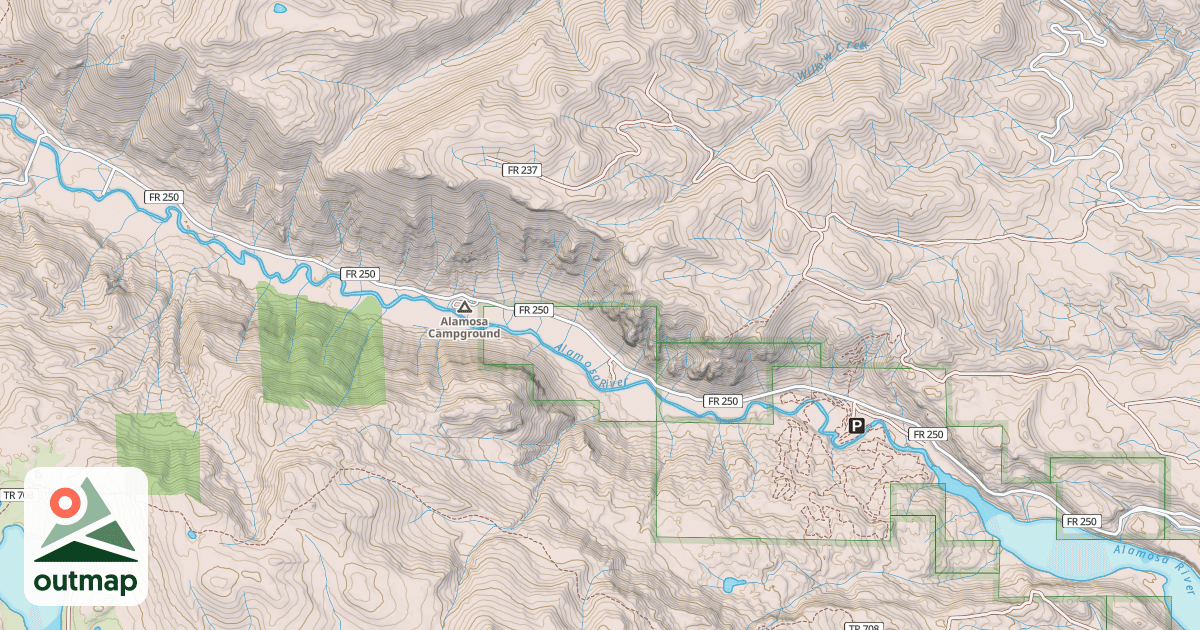 Map of ALAMOSA-CONEJOS