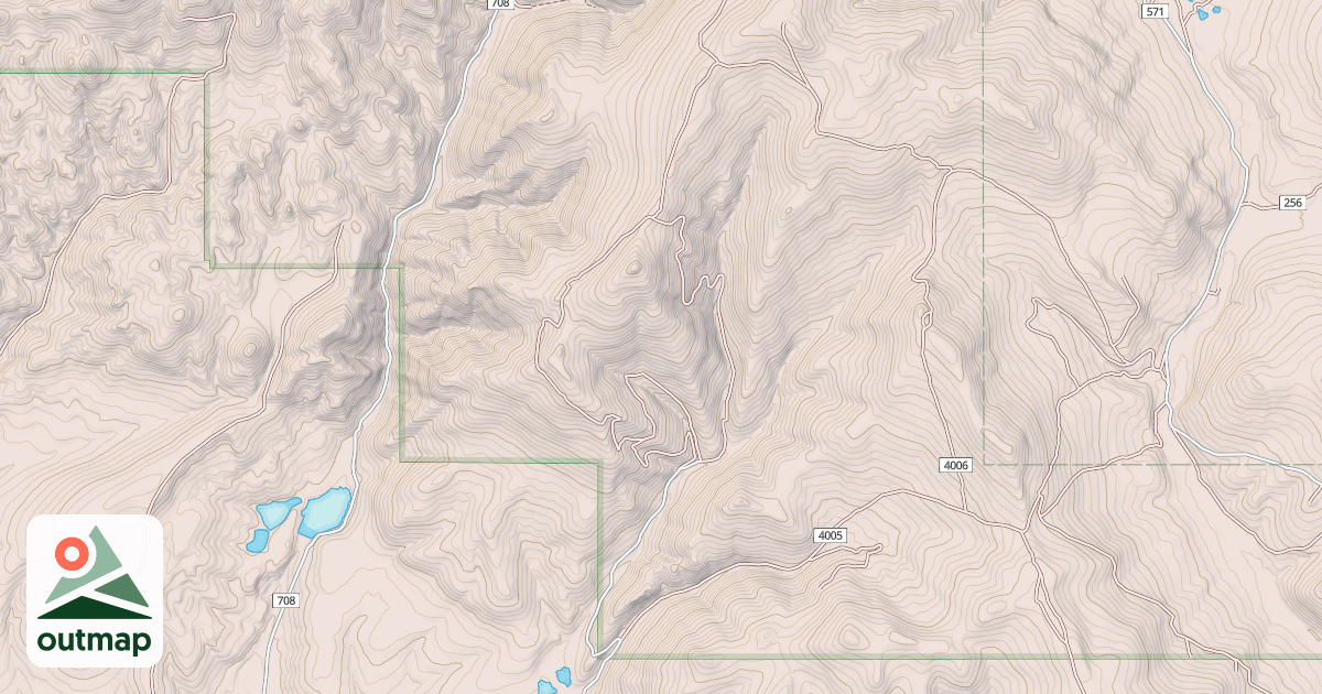 Map of Y FORK