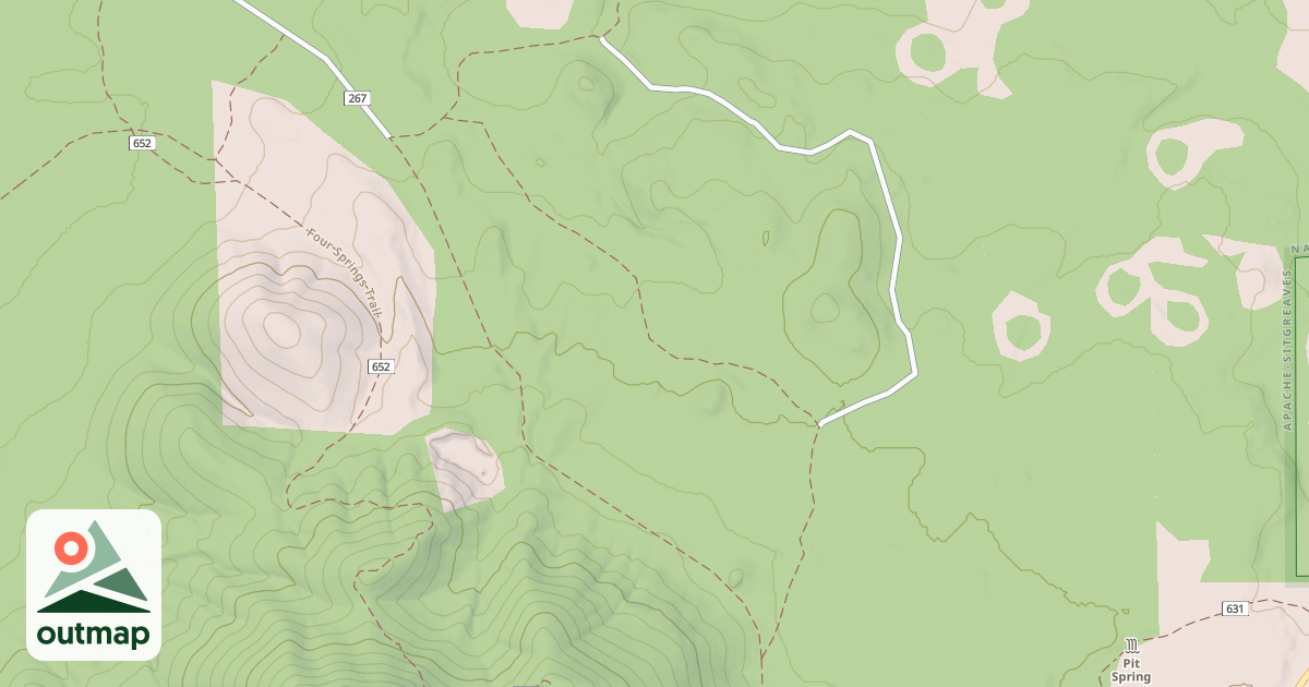 Map of USFS National Forest System Roads {A7D661EA-2A8C-4E2C-9317-38396A8E23C1}