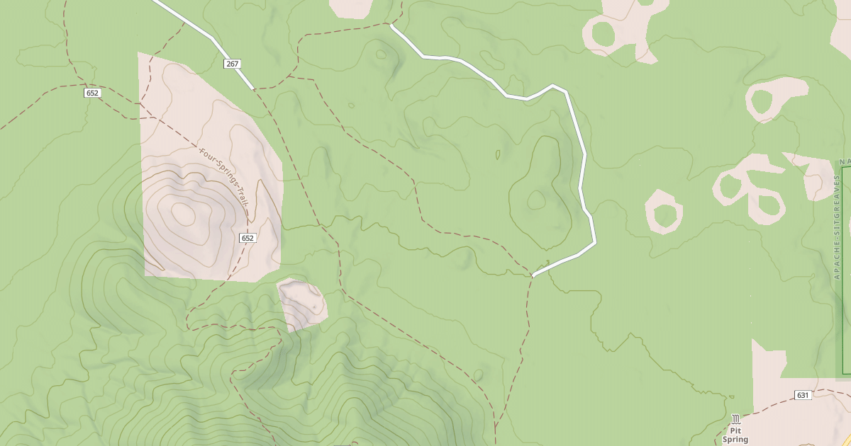 Map preview of USFS National Forest System Roads {A7D661EA-2A8C-4E2C-9317-38396A8E23C1}