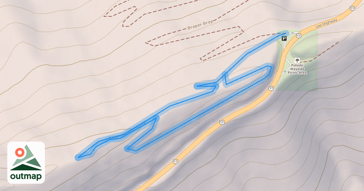 Map of Amphitheater Loop