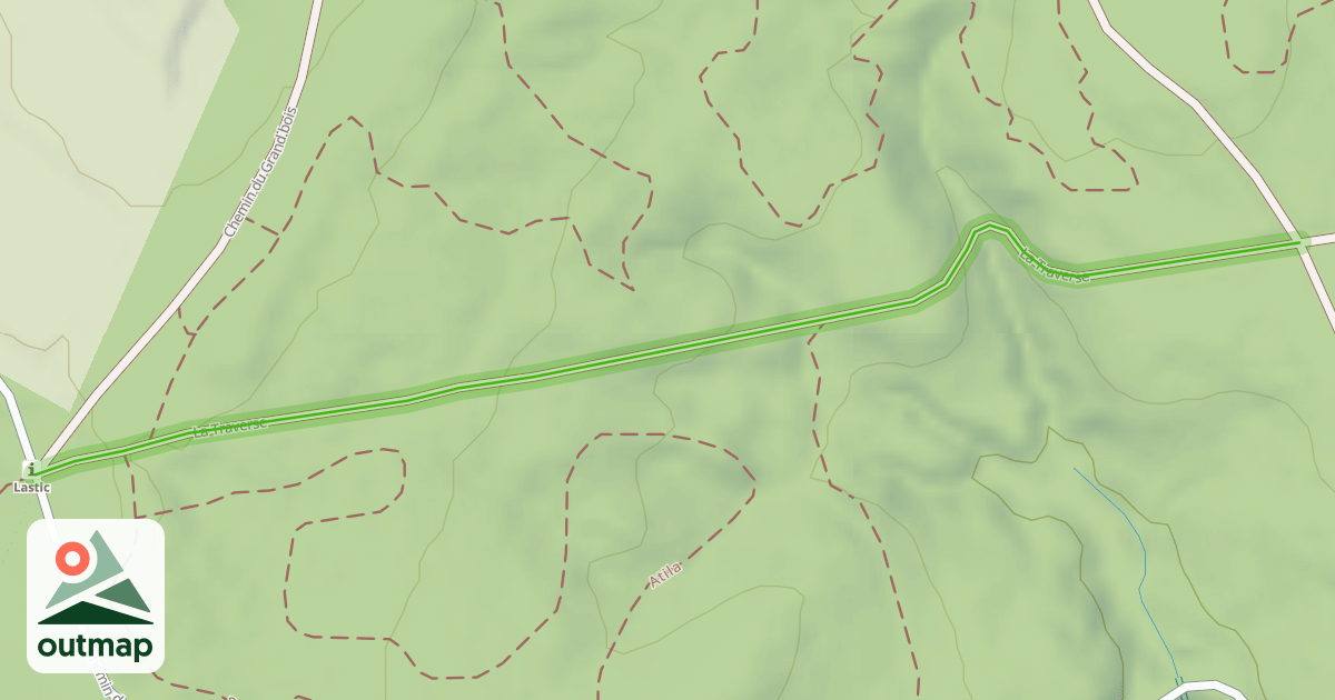 Map of La Traverse