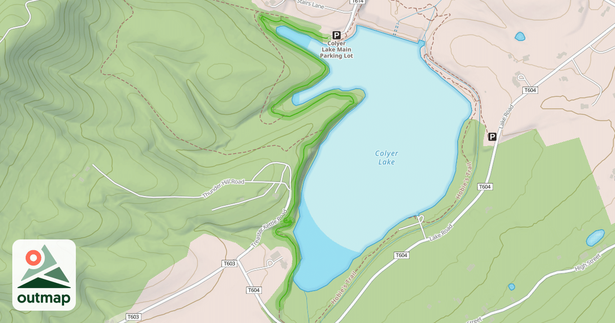 Map of Hobie's Trail