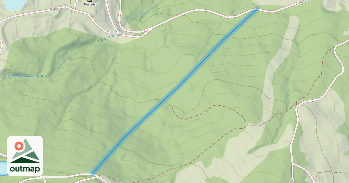 Map of Grand Tétras