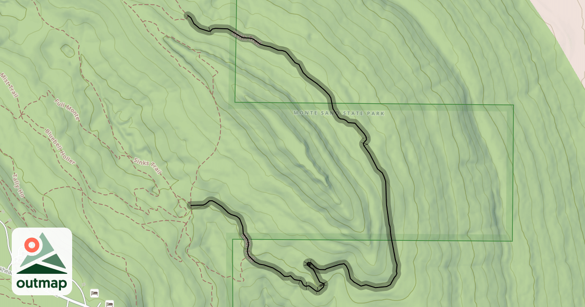 Map of Keith Trail