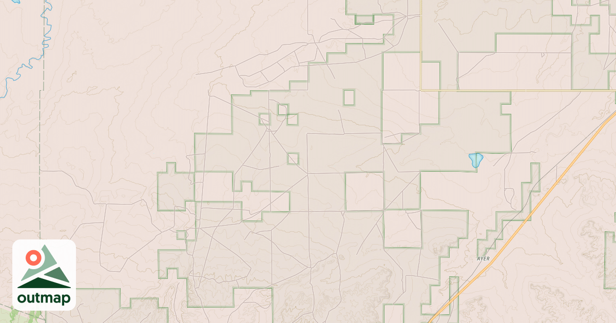 Map of WEST DRY CREEK
