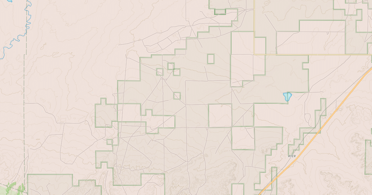 Map preview of WEST DRY CREEK