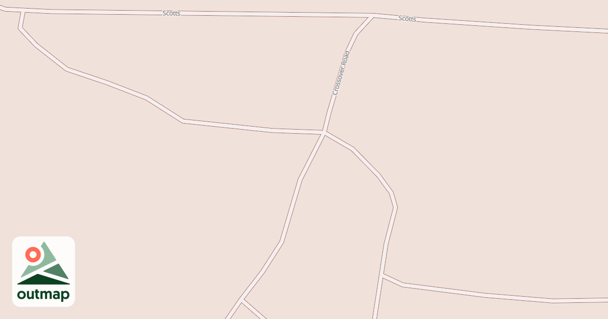 Map of CROSSOVER ROAD